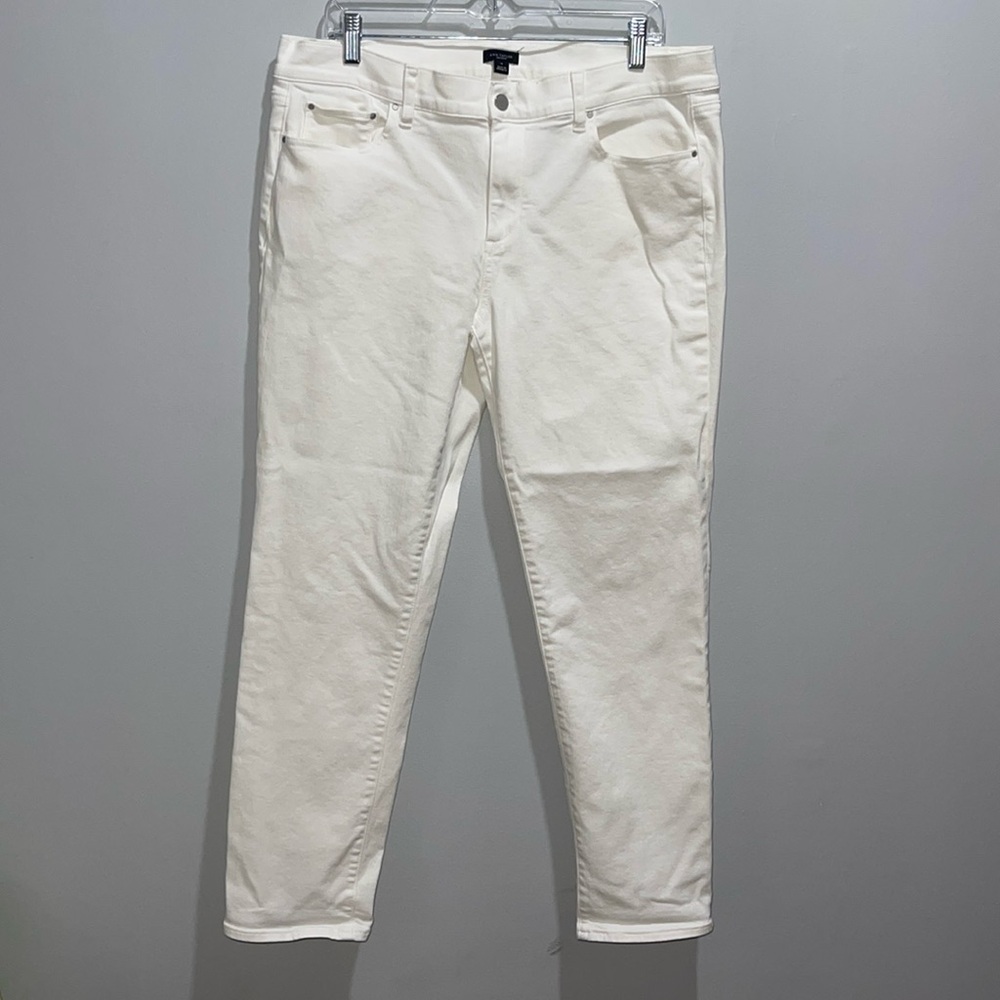Ann Taylor Factory White Denim Jeans
